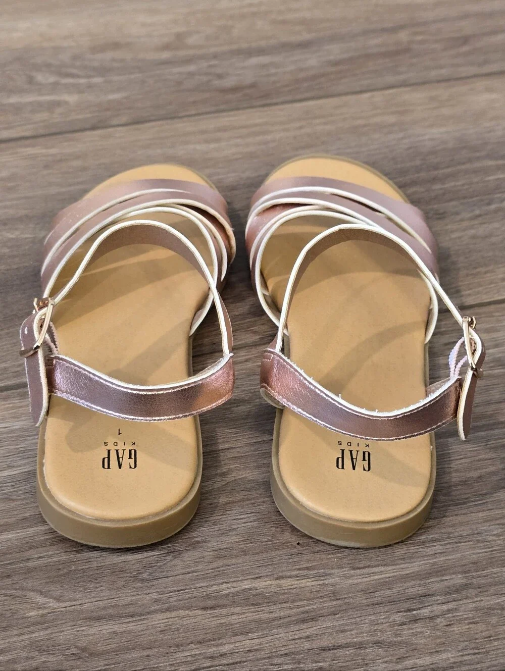 Girls GAP Rose Gold Sandals